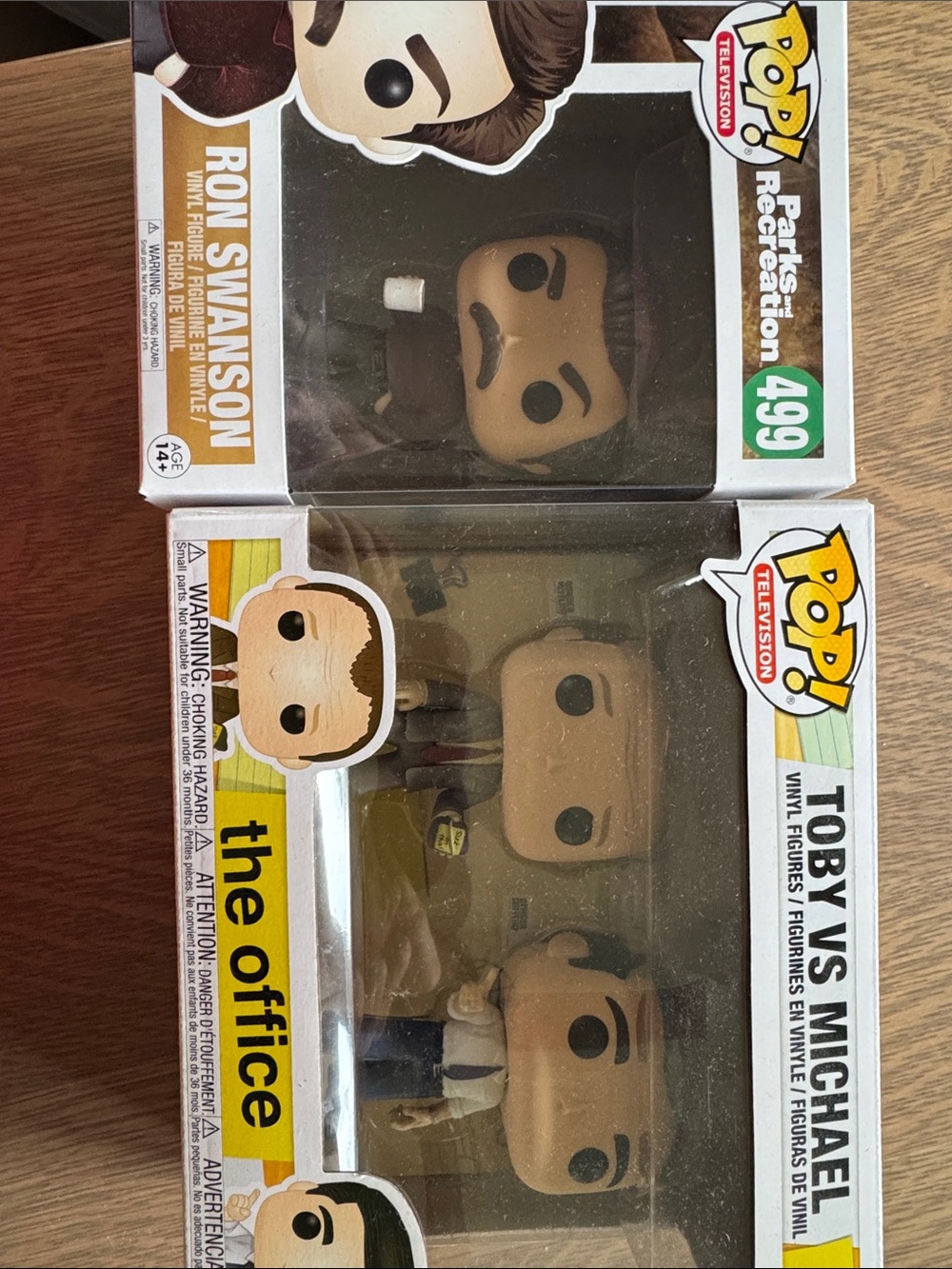Funko Pop! Duo The Office & Parks and Recreation Brown, Black